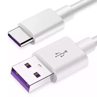 5a usb c data cable super charge quick fast charging charger cord white compatible with huawei p40 p30 pro p20 lite