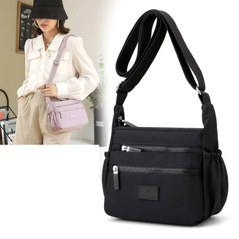 

Fashion Messenger Bag Women's 2022 Shoulder Bag Nylon Handbag Large Capacity Small Fashion Women's Phone Bag Crossbody Purse