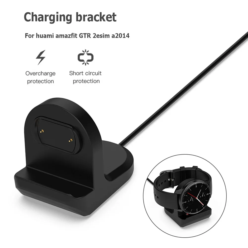 

Smart Watch Charger Stand Replacement Silicone Charging Bracket for Amazfit T-Rex2 GTS3 GTR2 Bip U Supplies