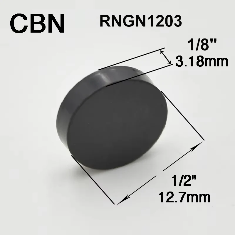 

Вставки CBN RNGN090300A PCD Алмазная фрезерная пластина для круглого держателя инструмента 10 мм 12 мм Держатель резака для токарной вставки PCBN