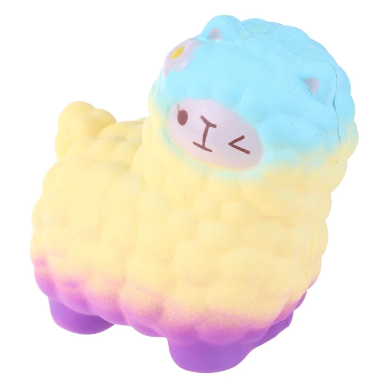 

1Pc Sensory Ball Alpaca Toy Squishy Vent Ball Practical Joke Toy Interactive Stress Relief Toy Novelty Fidget for Autism A2UB