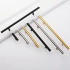 PQB 50 мм-500 мм нержавеющая сталь дверца кухонного шкафа Т-образная ручка для шкафа Мебельная ручка для ящика шкафа