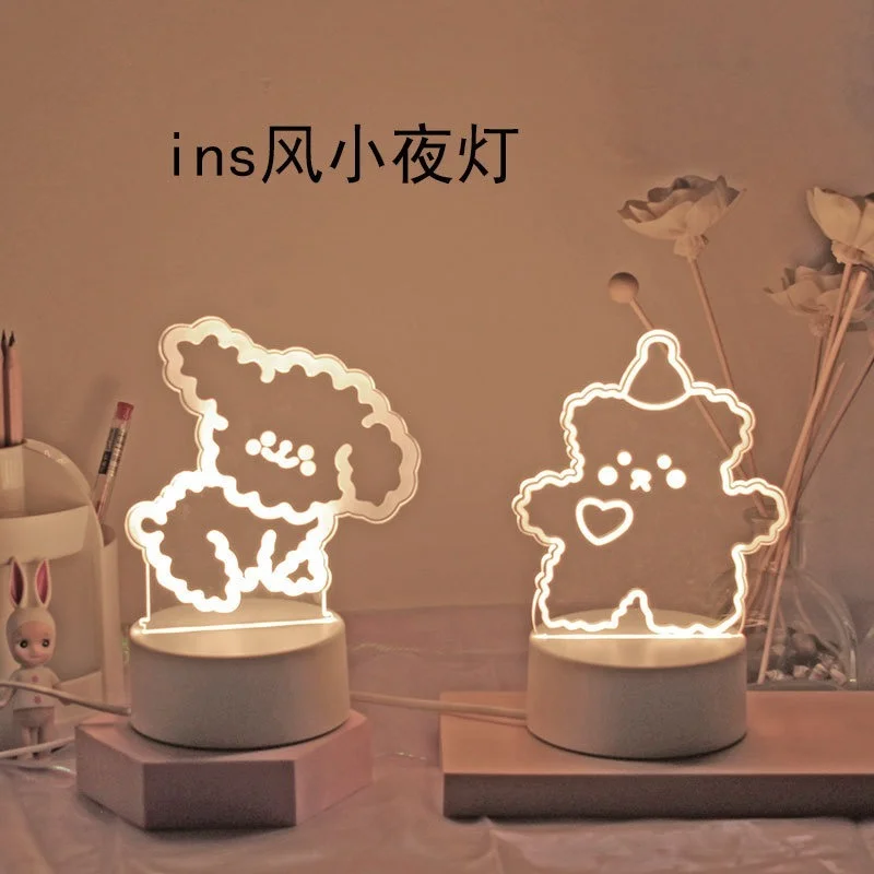 Креативный Корейский подарок на день рождения Hello Kitty Студенческая лампа для