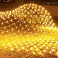 1 51 5m 2x2m 3x2m christmas net light outdoor led net mesh string light garden holiday party wedding fairy light garland