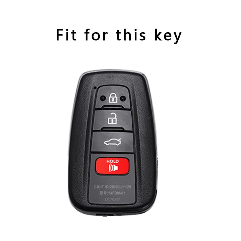 Чехол для автомобильного ключа Zeratul чехол ключей Toyota Prius Camry Corolla C-HR CHR RAV4 Prado Izoa levoa