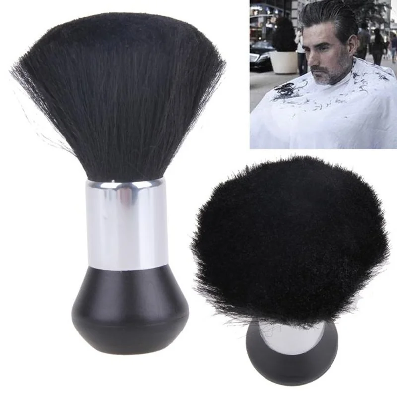 

High Quality Black Hairdressing Wipe Neck Hair Cleaning Duster Hair Cutting Brush For Barbershop Hair Cut Brush Accessories