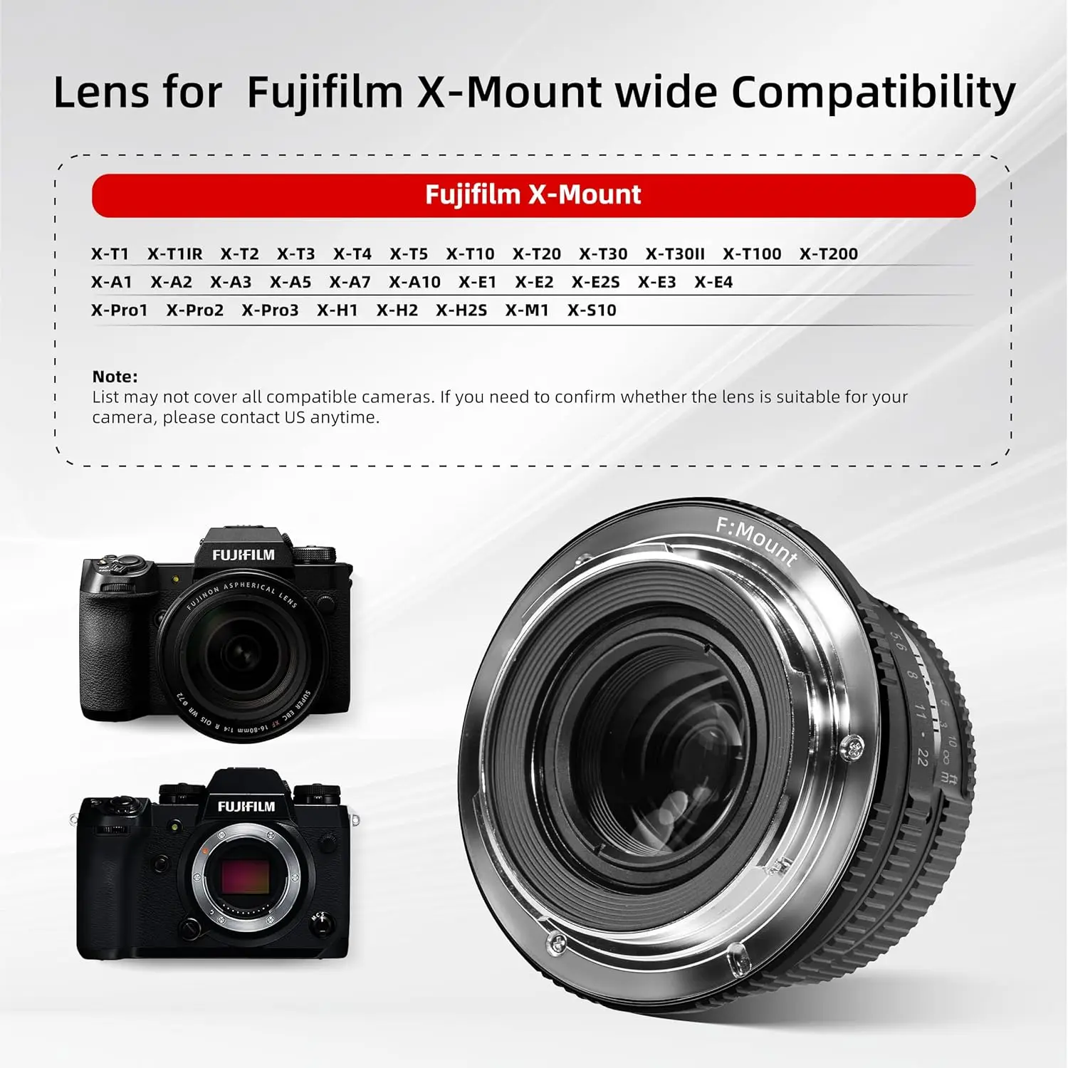 Ручной объектив APS-C для Fuji X Canon RF Nikon Z M4/3 Sony E Mount беззеркальных камер с большой
