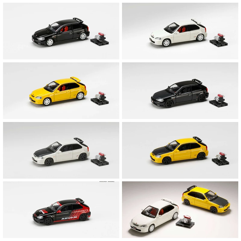 

Hobbyjapan1/64 Honda Civic TypeR EK9 alloy car toy car model