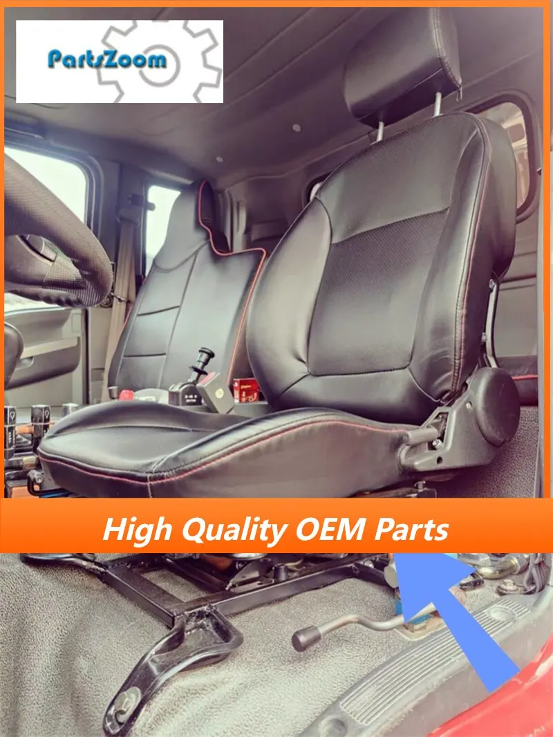

Truck Car Seat With Pneumatic and Height Adjuster and Absorb-Shock Spring Device For Truck and Commercial Vehicles