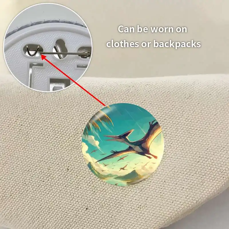 Винтажная брошь в виде животного динозавра фотозавра якорь периферийная булавка