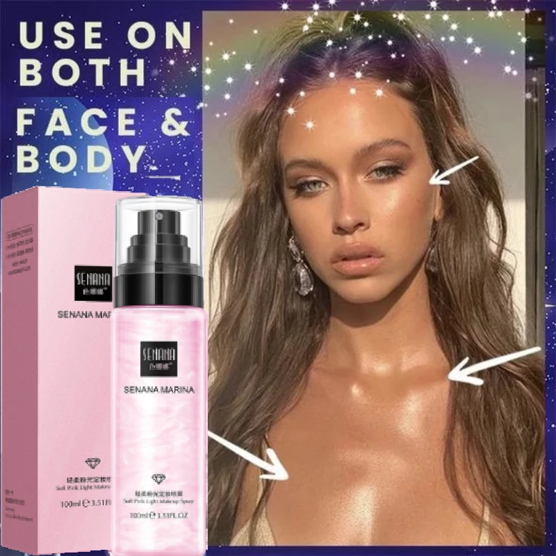 

100 мл спрей для макияжа, увлажняющая стойкая основа для макияжа, фиксатор для макияжа, матовая отделка, косметика для кожи