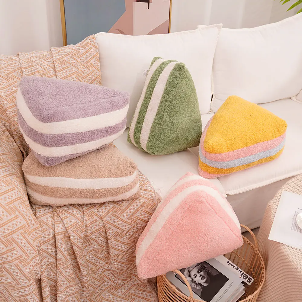 

1pc 35cm Simulation Tiramisu Layer Cake Dessert Plush Toys Kawaii Stuffed Food Dolls Super Soft Sofa Pillow Cushion Girls Gifts