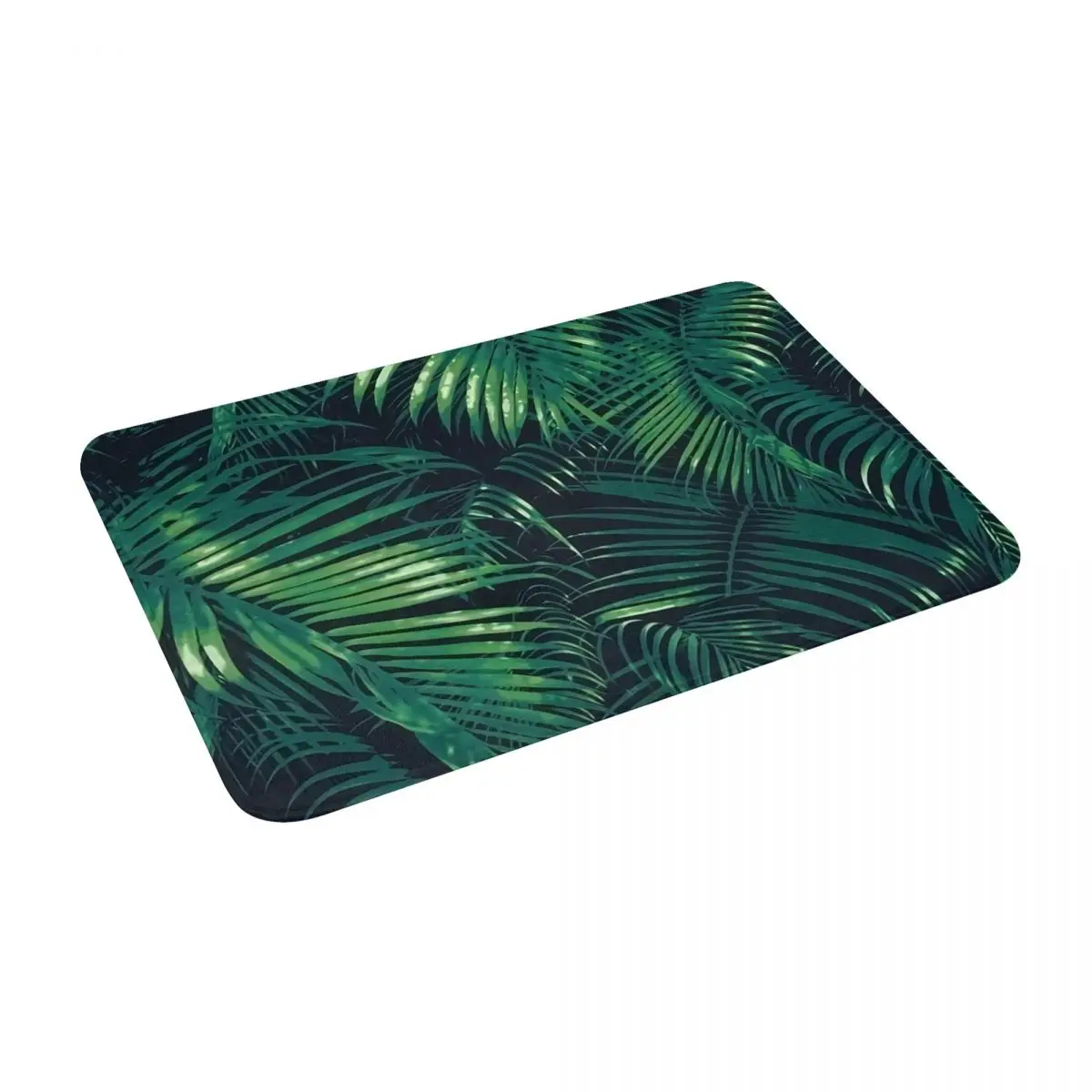 

Tropical Plant Palm Leaves Non Slip Absorbent Memory Foam Bath Mat for Home Decor/Kitchen/Entry/Indoor/Outdoor/Living Room