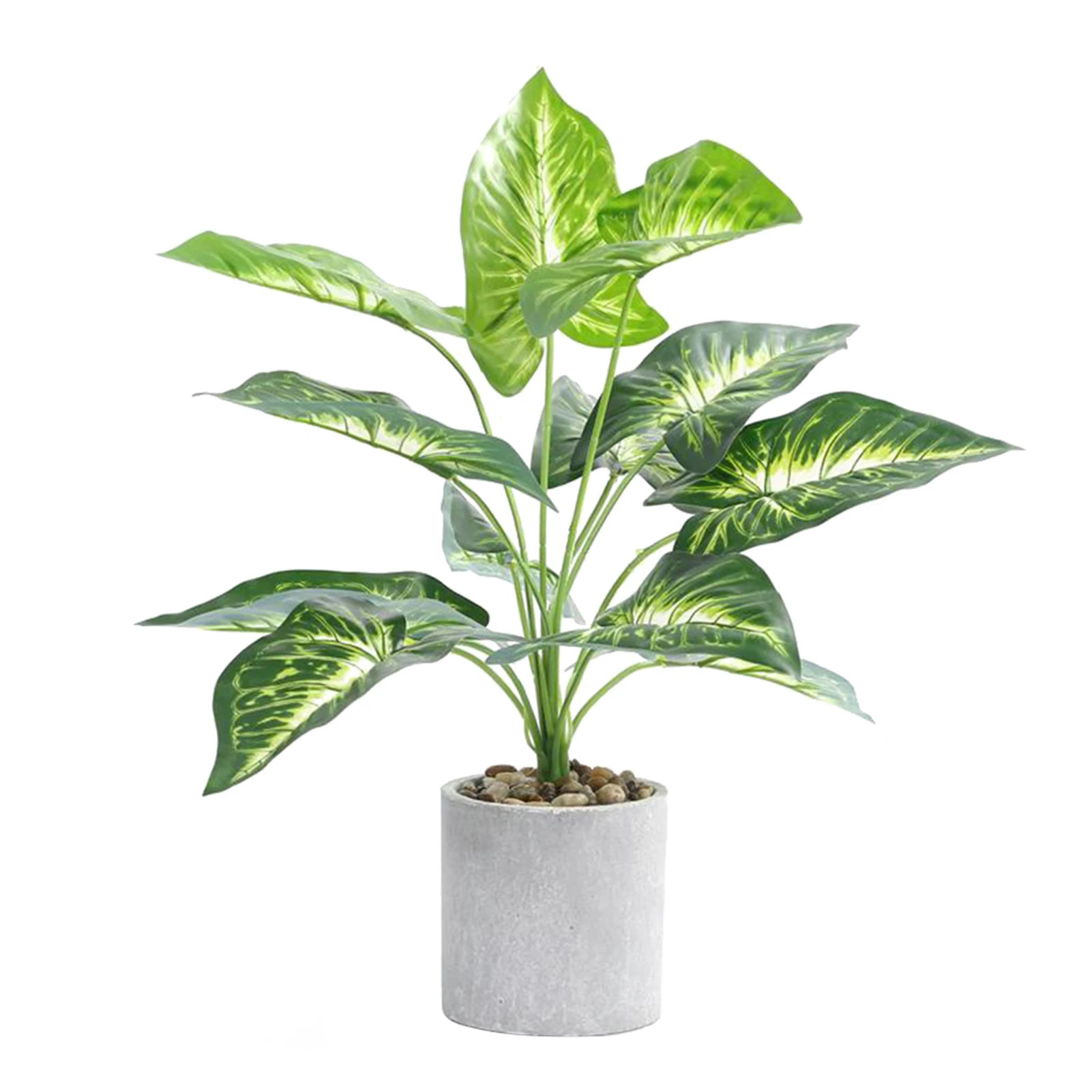 

Искусственный Настольный бонсай в горшке, подарок для дома и офиса, 12 листьев, пластиковое украшение для дома и дома