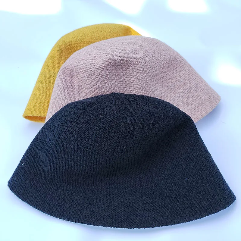 MAXSITI U Women Bucket Hats summer Breathable  knitted fisherman hat sunshade basin hat Japanese retro sunscreen leisure hat