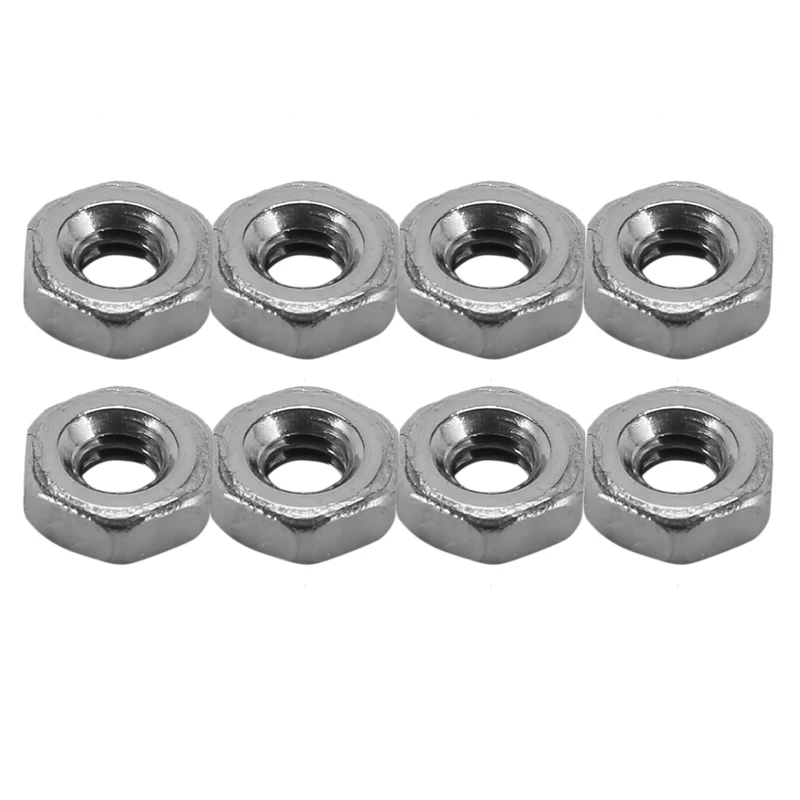 

Metric M2 Hex Nuts 304 Stainless Steel Fastener DIN934 200Pcs For Bolt