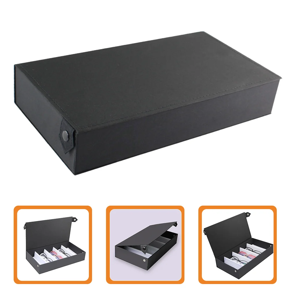 

Glasses Case Holder Organizer Storage Sunglasses Box Sunglass Jewelry Eyeglasses Eyeglass Display Stand Watch Multiple Eye