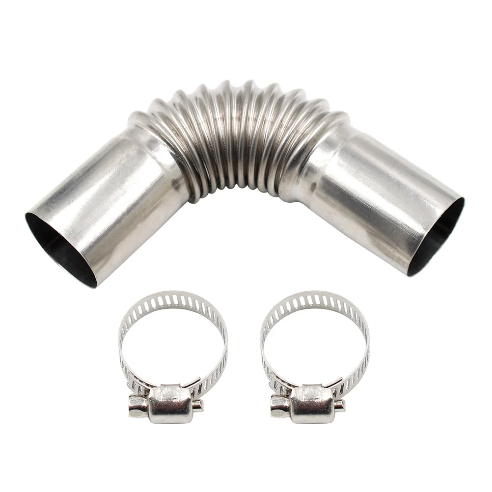 

Heater Car Muffler Exhaust Pipe Air Heater Car Heater Tail Connector Auto Heater Car Diesel Pipe Metal Heater Connector