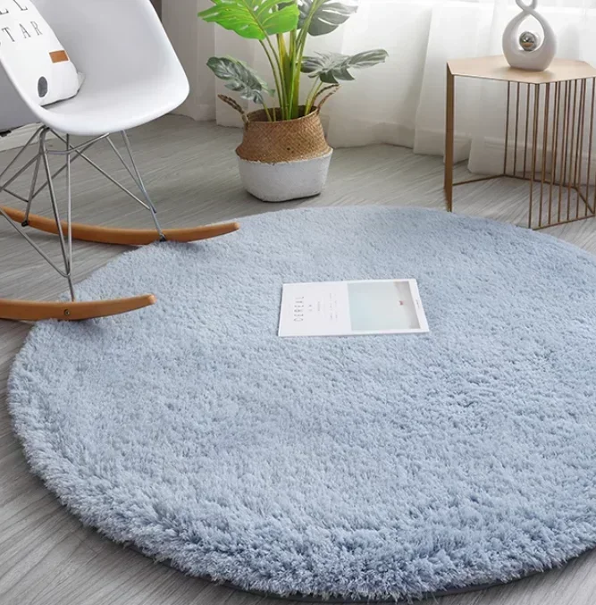 Утолщенный круглый ковер грязеотталкивающий туалетный столик для детской