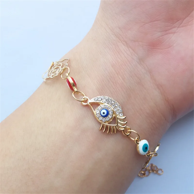 

Lucky Turkish Evil Eye Charm Bracelets & Bangles for Women Girls Handmade Braided Rope Chain Bracelet Party Jewelry Gift 2022