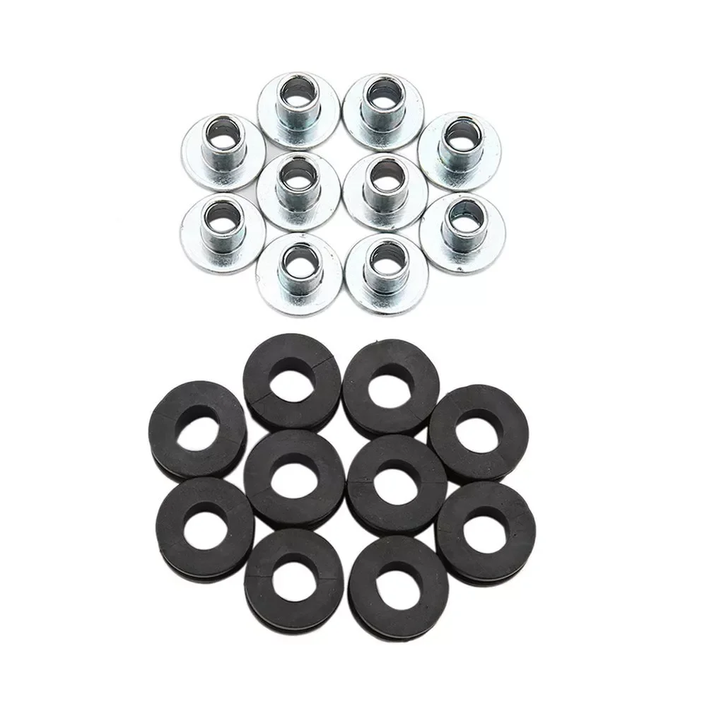 

Professional Motorcycle Rubber Grommets Bolt 10 PCS Autocycle Replacement For For For Suzuki For Kawasaki