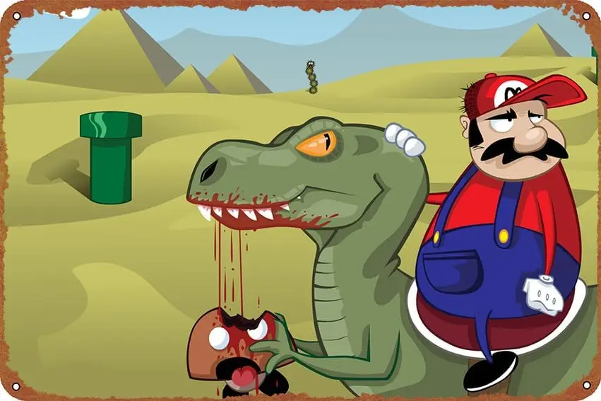 Видеоигра Kupa винтажный металлический знак жестяная вывеска постер открытый сад