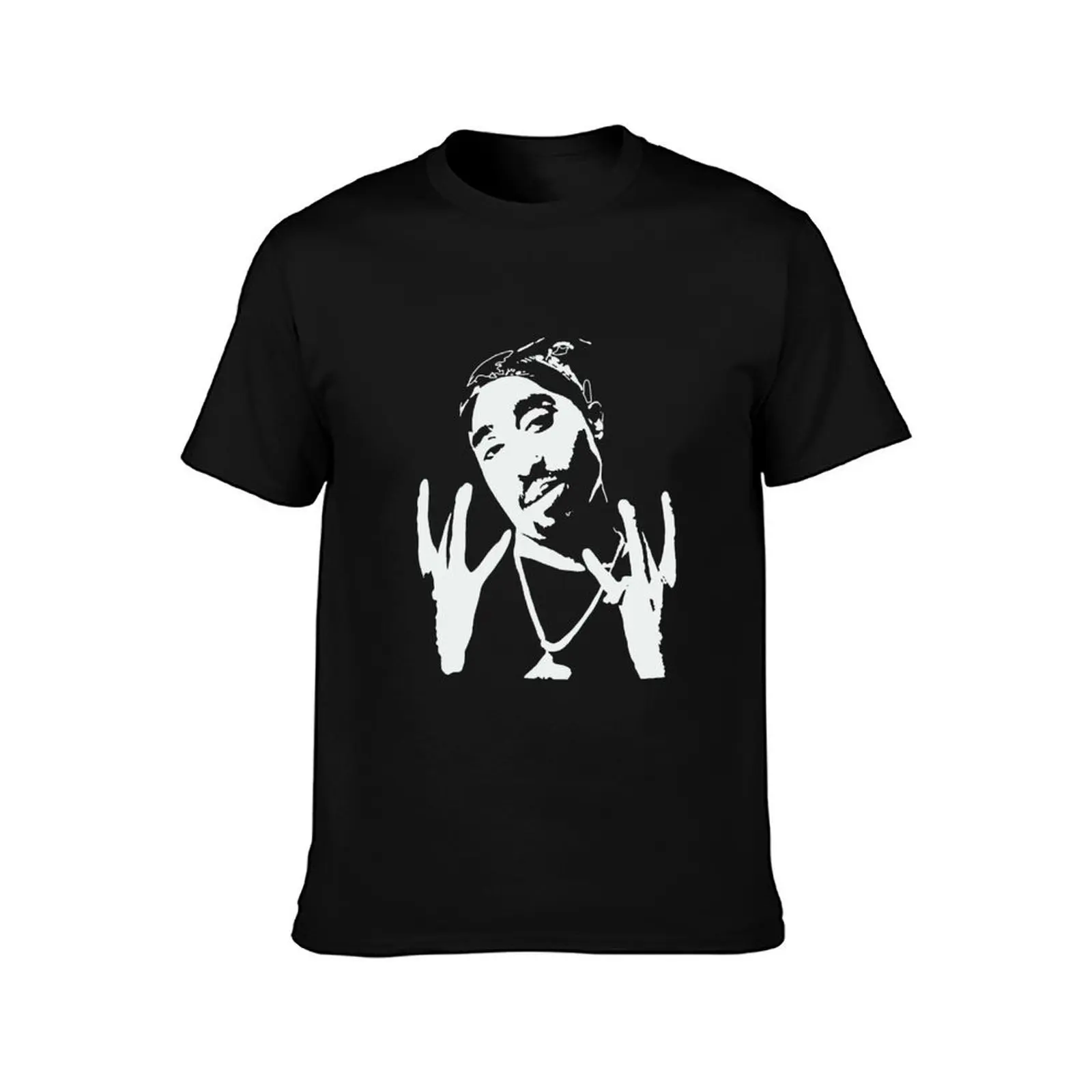 Фото Футболка 2pac Westside, простая повседневная футболка с короткими рукавами №2