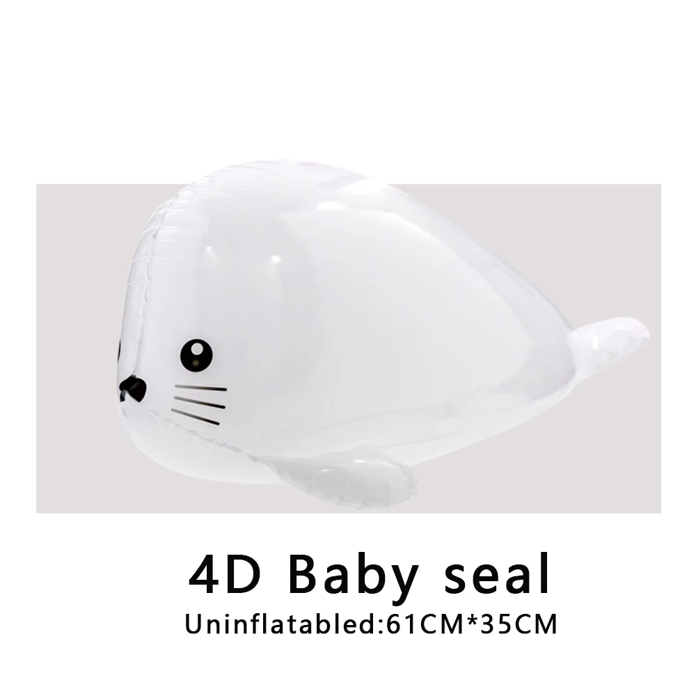 

Фольгированные шары 4D морские животные
