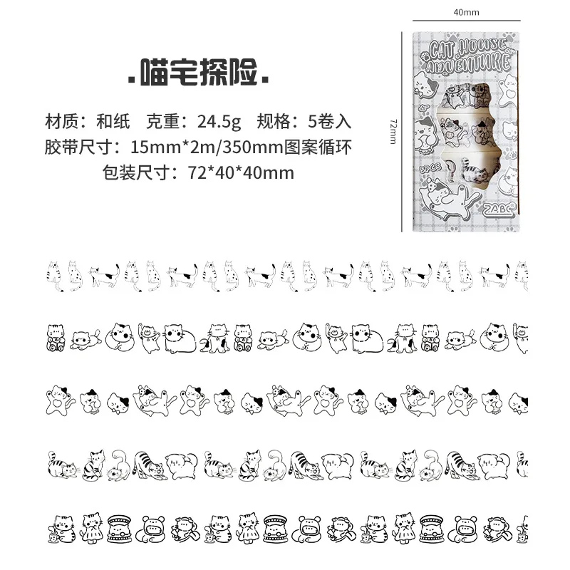 

Лента для скрапбукинга с героями аниме