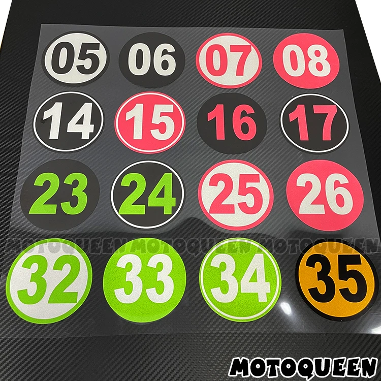 2 шт. гоночный № 05 06 07 08 14 15 16 17 23 24 25 26 32 33 34 35