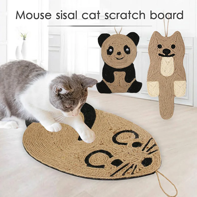 

Cat Scratch Pad Pet Supplies Grinding Nail Sisal Cats Scratcher Scraper Mat Grinding Claws Pet Toy Protecting Furniture Cute