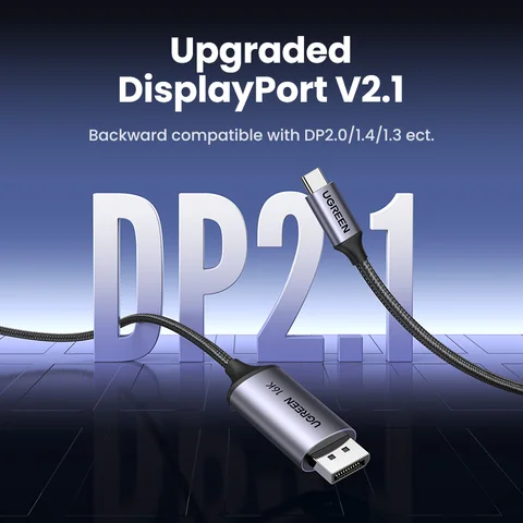 Кабель UGREEN USB C на DisplayPort 2.1