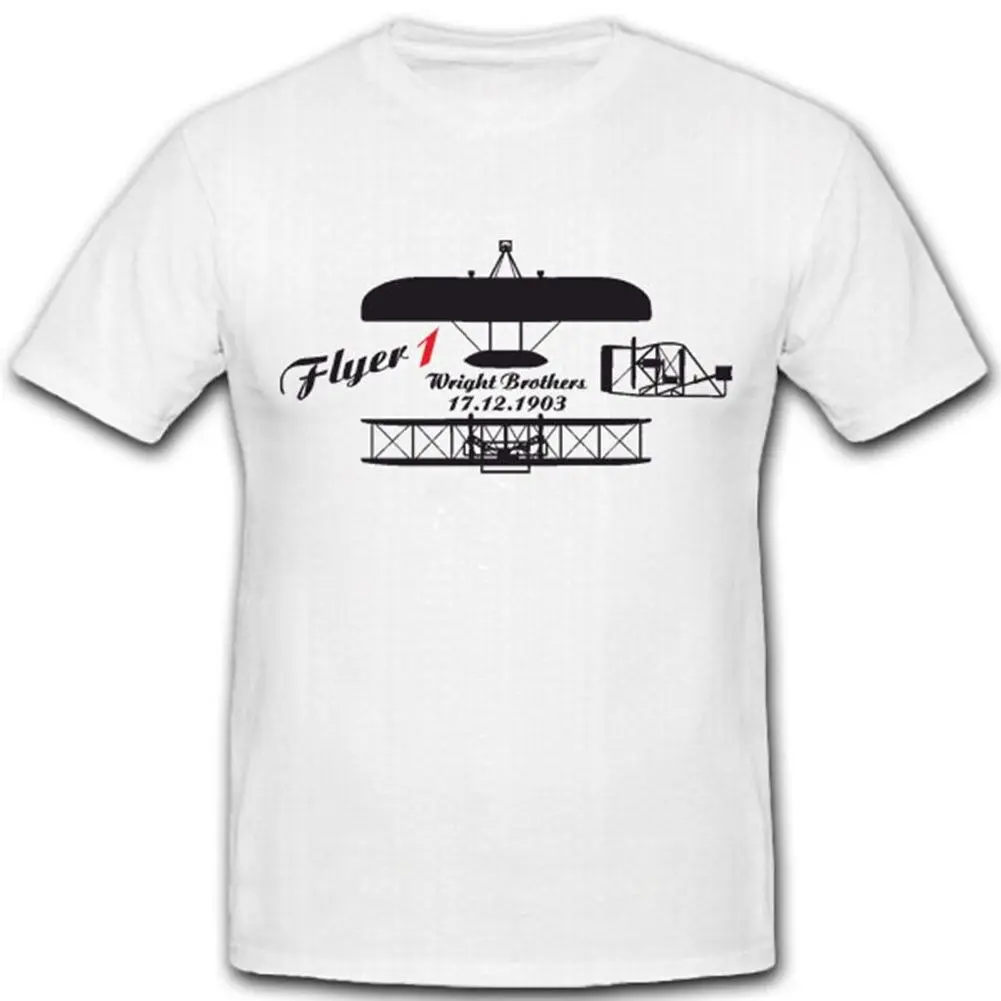 Футболка с тестом полета для летающих самолетов и мух 1903