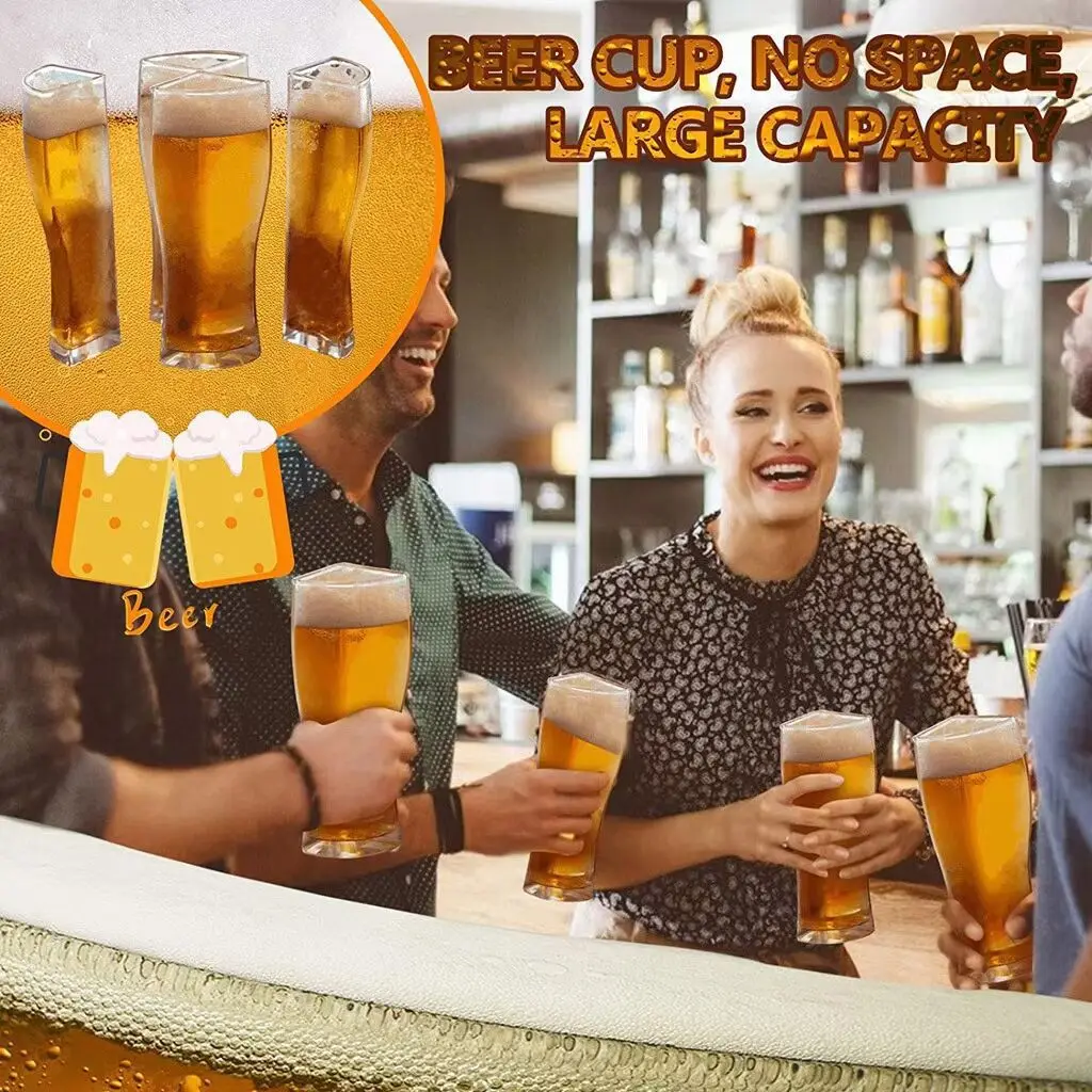 

Four-point Beer Mug Super Four-in-one Beer Mug Plastic Creative Party Drinking Glasses