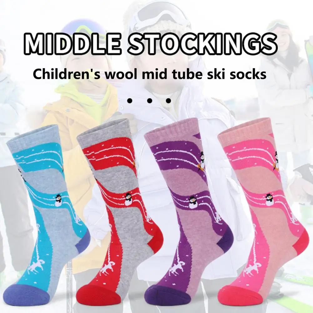 

1 Pair Cold-resistant Winter Skiing Snowboarding Skating Socks Hiking Socks Lightweight Keep Warm