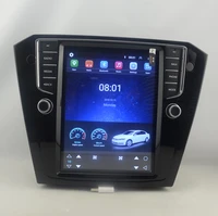 10 4 tesla style vertical screen octa core android 9 car video radio navigation for vw volkswagen passat 2016 2019
