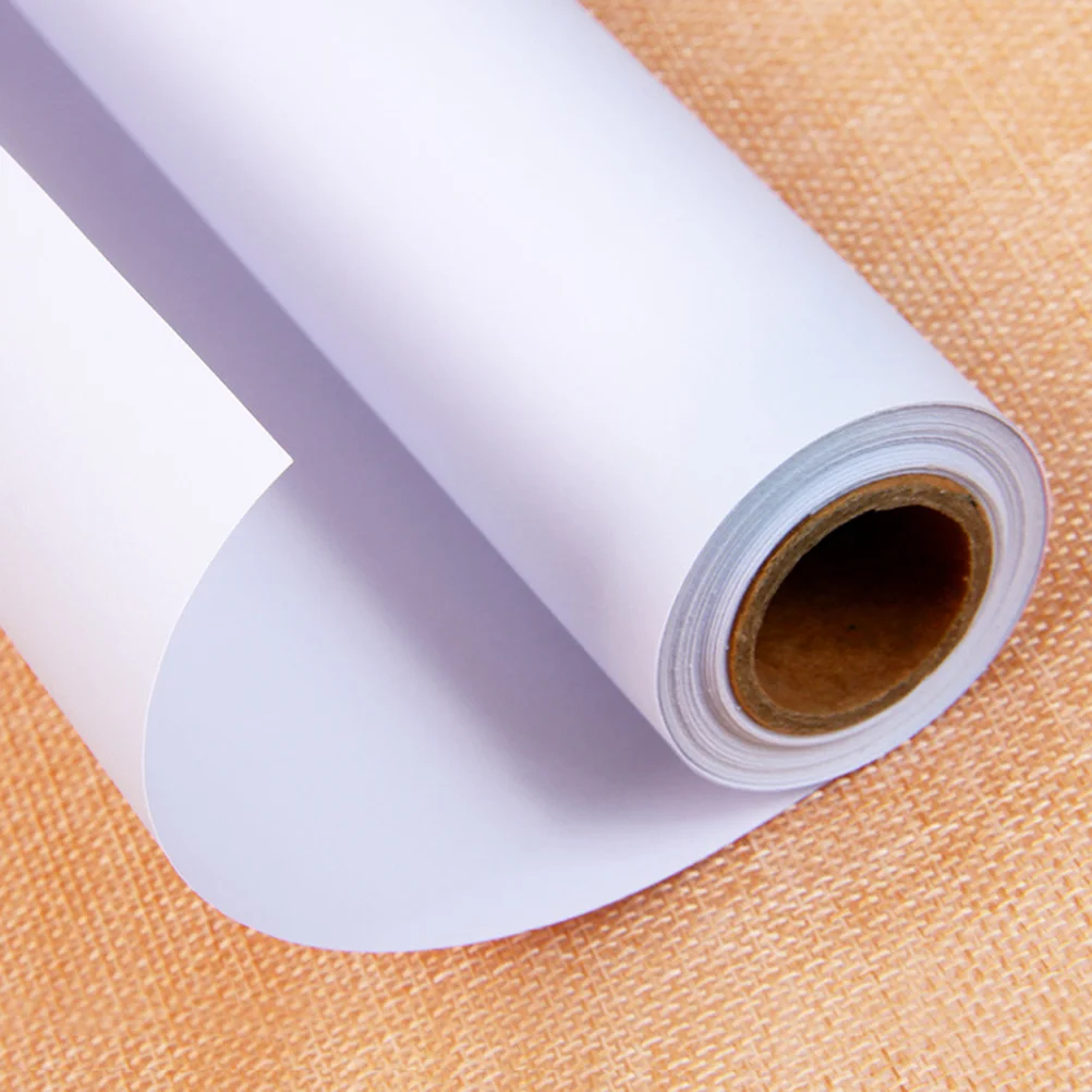 

9m White Kraft Paper Roll Recycled Paper and Crafts Paper Roll Drawing Paper Roll Bulletin Board Paper Poster Paper Drawing