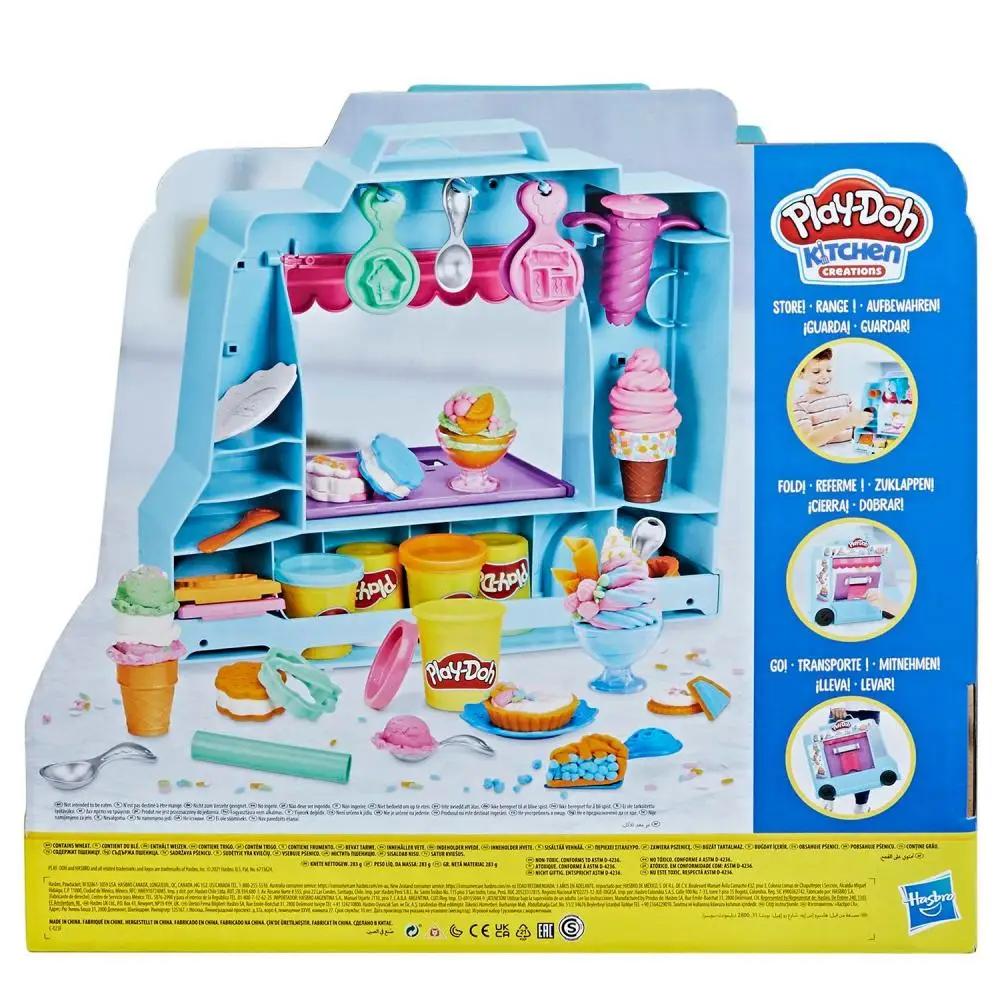 Набор для лепки Play-Doh Грузовичок с мороженным | Пластилин и слаймы