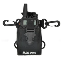 MSC-20B Nylon Pouch Bag Walkie Talkie Carry Case for Baofeng UV5R UV82 bf888S UV-9R Plus TYT Mototrola Ham Two Way Radio Case