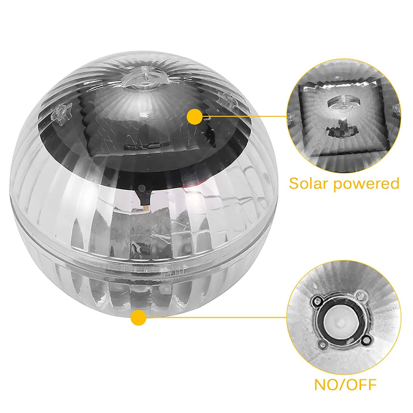 

Уличная плавающая шаровая лампа, праздничный ночник на солнечной батарее для бассейна, с автоматическим датчиком, с изменением цвета