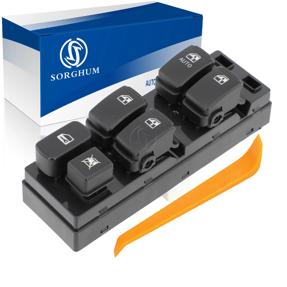 

Переключатель управления стеклоподъемником для Kia Sorento LHD 2002 2003 2004 2005 2009, передняя левая кнопка стекла 93570-3E410-BL Cat, часть SORGHUM