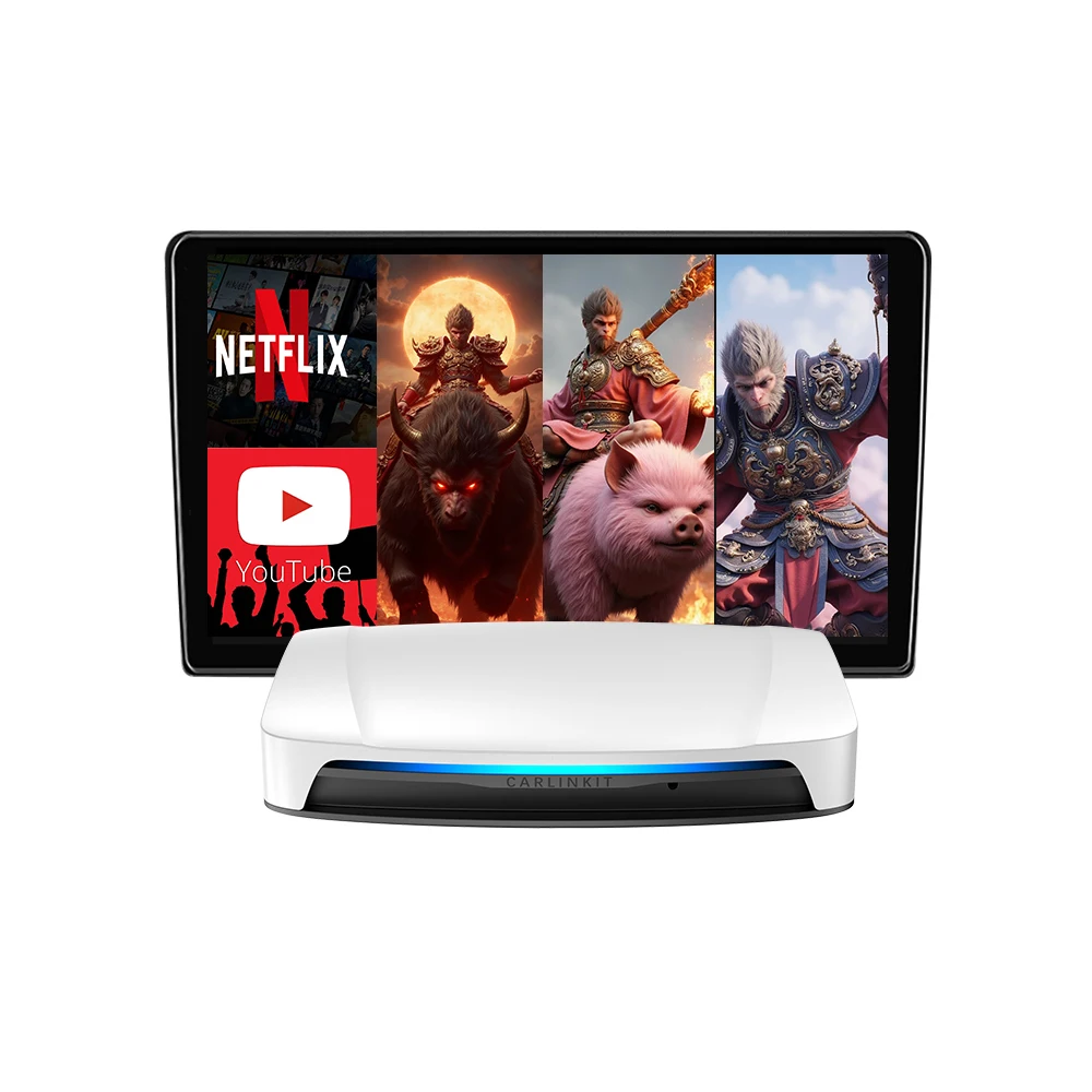 Новый комплект NewCarlink Kit Tbox UHD SM6225 TV AI Box: автомобильный беспроводной HDMI-адаптер CarPlay для Netflix, Wukong, IPTV (art.: 3920daaa1cf3b) - 3920daaa1cf3b