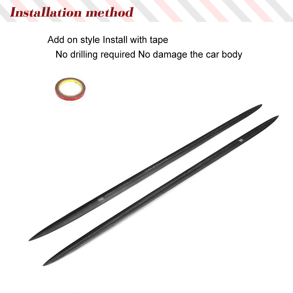 Prepreg сухое углеродное волокно боковые юбки комплект кузова для Mercedes Benz CLS Class W218