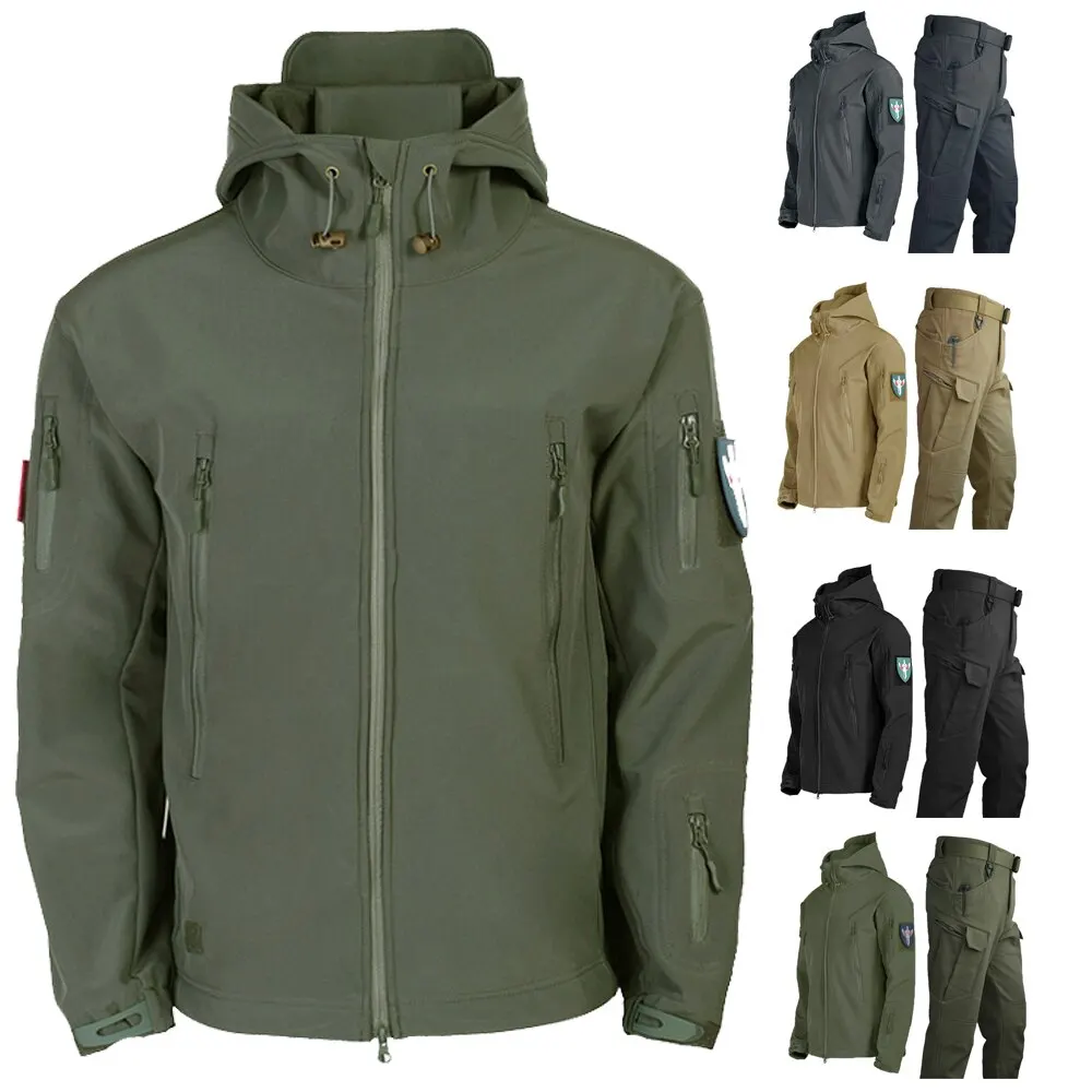 Military Tactical Waterproof Suit Outdoor Fishing Hiking Cam