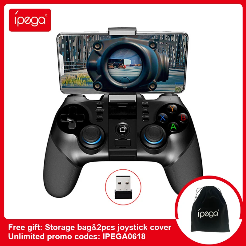 Ipega PG-9156 Bluetooth 2.4G Wireless Gamepad Mobile Game Controller For Playstation 4 PS4 iOS MFI Games Android PS3 PC