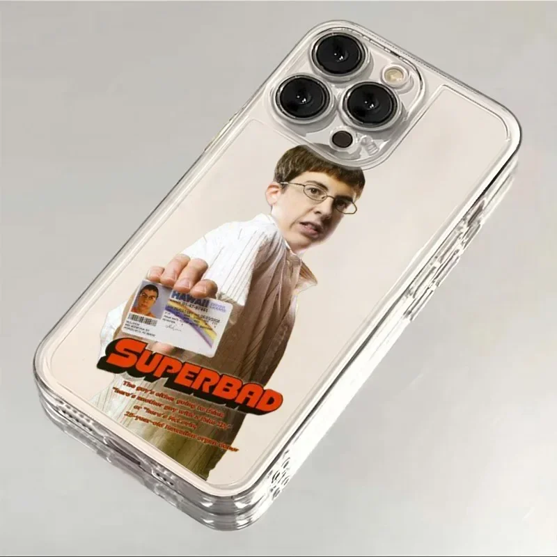 Фото Прозрачный мягкий чехол Mclovin Movie Superbad для iPhone 17, 16, 15, 14, 13, 12, 11 Pro Max, Mini, 16E, 7 Plus №5