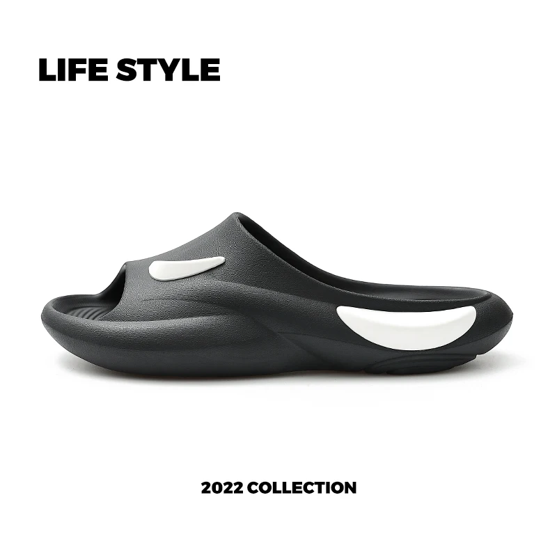 Summer Man Flip Flops 2022 New Solid Sandals Men Fashion Outside Thick  Platform Non-slip Bathroom Casual Beach Home Slippers - купить по выгодной  цене | AliExpress