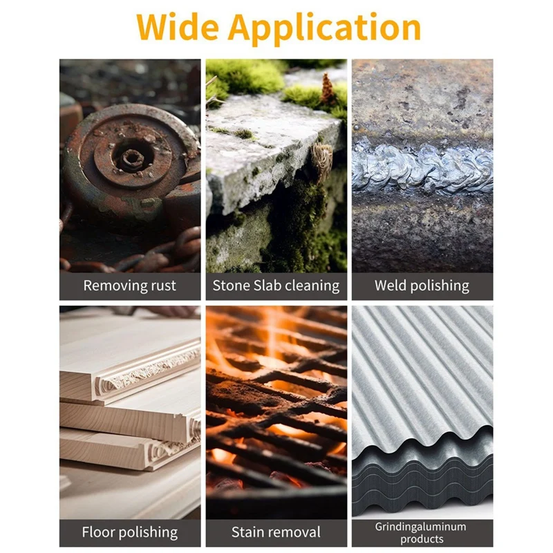 2 шт. проволочное колесо как показано Эффективная очистка от ржавчины из