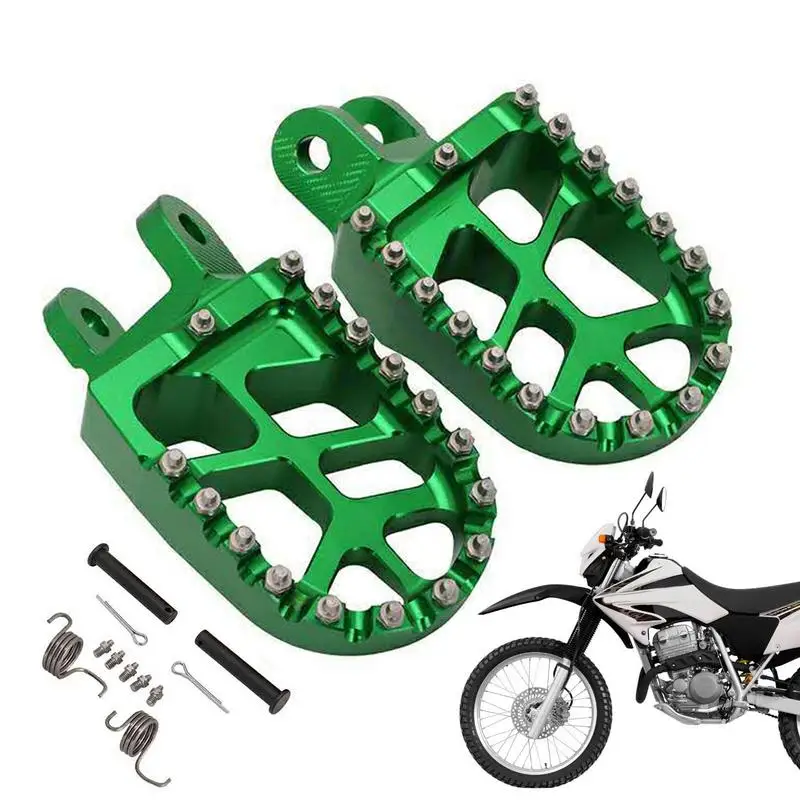 

Foot Pegs For Motorcycles Universal Metal Motorcycle Footrest Motorcycle Accessory Universal Suitable For XR250/400/600R KLX250