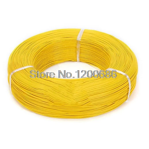 Купи UL 1007 24AWG YELLOW 10 metres 24AWG UL1007 Flexible Electronic Wire 24 awg 1.4mm PVC Electronic Wire DIY Repair Cable Connect за 156 рублей в магазине AliExpress